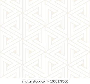 Vector seamless subtle pattern. Modern stylish texture. Repeating geometric tiling from striped triangle elements