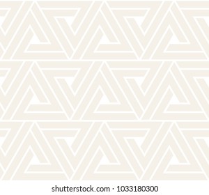 Vector seamless subtle pattern. Modern stylish texture. Repeating geometric tiling from striped triangle elements