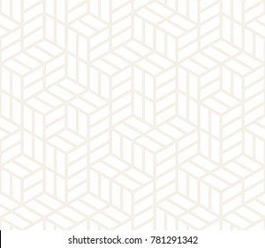Vector seamless subtle pattern. Modern stylish abstract texture. Repeating geometric tiles from striped elements
