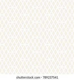 Vector seamless subtle stripes pattern. Modern stylish texture with monochrome trellis. Repeating geometric hexagonal grid. Simple lattice graphic design.