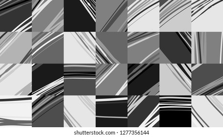 Vector Seamless surface geometric pattern design with minimal duotone modern lines