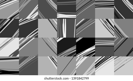 Vector Seamless surface geometric pattern design with minimal duotone modern lines