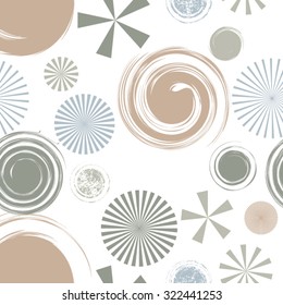 Vector Seamless Swirl Pattern Texture .