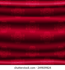 Vector seamless tapestry style Modern floral vintage