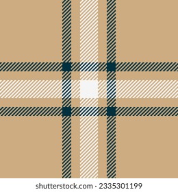 Tartán vectorial sin fisuras de tela de fondo con un patrón de textura transparente en colores naranja y oscuro.