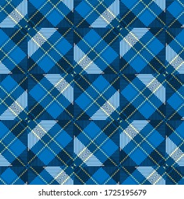 Patrón Tartán sin pérdida de brillo vectorial. Vintage Christmas Background. Tartán Plaid sin Maravilla. Diseño Geométrico De Moda. Patrón de resumen de Navidad. Textura tejida escocesa. Patrón clásico de Tartán sin foco.