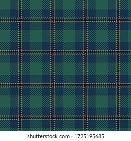 Vector Seamless Tartan Pattern. Vintage Christmas Background. Seamless Tartan Plaid. Fashion Geometric Design. Christmas Abstract Pattern. Scottish Woven Texture. Classic Tartan Seamless Pattern.