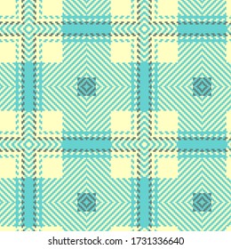Vector Seamless Tartan Pattern. Vintage Christmas Background. Seamless Tartan Plaid. Fashion Geometric Design. Christmas Abstract Pattern. Scottish Woven Texture. Classic Tartan Seamless Pattern.