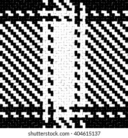 Vector seamless tartan plaid pattern. High-detail. Abstract black and white background for print onto fabric, wallpaper and textile.