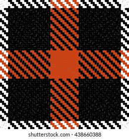 Vector seamless tartan plaid pattern. High-detail. Abstract colorful background for print onto fabric, wallpaper and textile.
