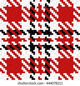 Vector seamless tartan plaid pattern. High-detail. Abstract colorful background for print onto fabric, wallpaper and textile.