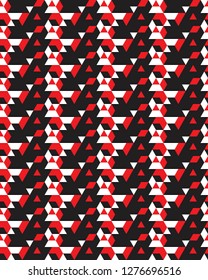 Vector seamless template, modern geometric background, repeating pattern