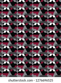 Vector seamless template, modern geometric background, repeating pattern