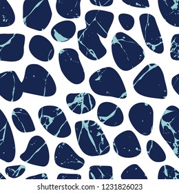 Vector seamless terrazzo floor marble pattern Mixed granite and quartz rocks and sprinkles Abstract vector background for print home decor, interior, architecture designs, fabric, textile, paper, wrap