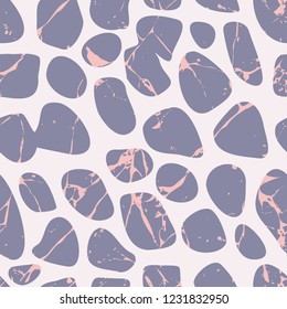 Vector seamless terrazzo floor marble pattern Mixed granite and quartz rocks and sprinkles Abstract vector background for print home decor, interior, architecture designs, fabric, textile, paper, wrap