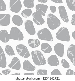 Vector seamless terrazzo floor marble pattern Mixed granite and quartz rocks and sprinkles Abstract vector background for print home decor, interior, architecture designs, fabric, textile, paper, wrap