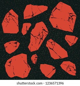 Vector seamless terrazzo floor marble pattern Mixed granite and quartz rocks and sprinkles Abstract vector background for print home decor, interior, architecture designs, fabric, textile, paper, wrap