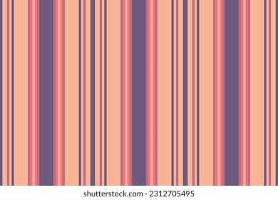 Vector seamless textile of pattern lines background with a stripe texture fabric vertical in red and orange colors.