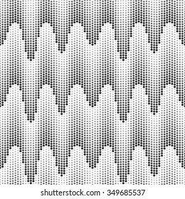 Vector seamless texture. Abstract background of falling balls.