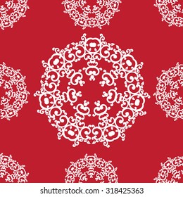 Vector seamless texture with abstract flowers. Endless background. Vector backdrop. Bright pattern. Summer template. Use for wallpaper,pattern fills, web page background