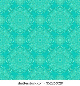 Vector seamless texture with abstract flowers pattern. Endless background. Ethnic seamless pattern. Vector backdrop. Use for wallpaper,pattern fills, web page background