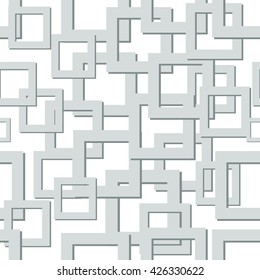 Vector seamless texture. Abstract geometric pattern. Modern mosaic background.