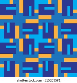   Vector seamless texture, abstract geometric background