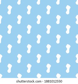 Vector seamless texture background pattern. Hand drawn, blue and white colors.