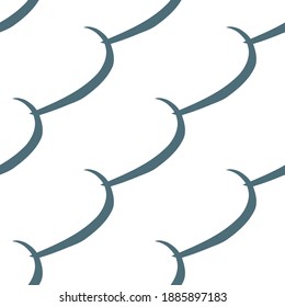 Vector seamless texture background pattern. Hand drawn, blue and white colors.