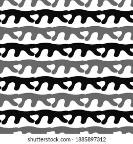 Vector seamless texture background pattern. Hand drawn, black, grey and white colors.