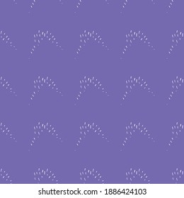 Vector seamless texture background pattern. Hand drawn, purple and white colors.