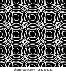Vector seamless texture background pattern. Hand drawn, black and white colors.