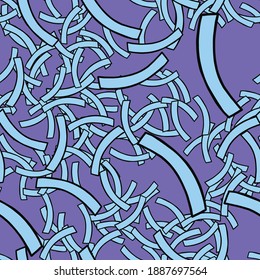 Vector seamless texture background pattern. Hand drawn, purple, blue and black colors.