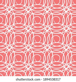Vector seamless texture background pattern. Hand drawn, red and white colors.