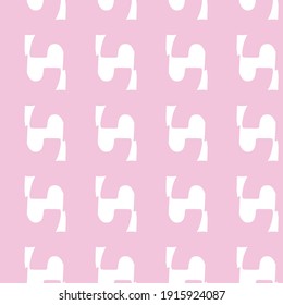 Vector seamless texture background pattern. Hand drawn, pink and white colors.