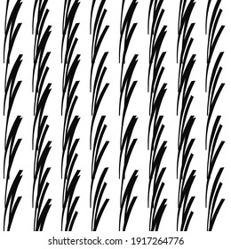 Vector seamless texture background pattern. Hand drawn, black and white colors.