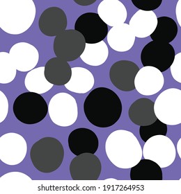 Vector seamless texture background pattern. Hand drawn, purple, grey, black and white colors.