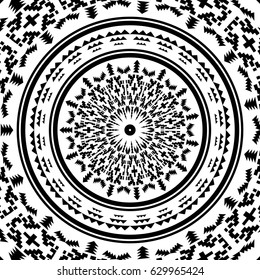 Vector seamless texture. Beautiful  pattern for design and fashion with decorative elements. Portuguese tiles, 