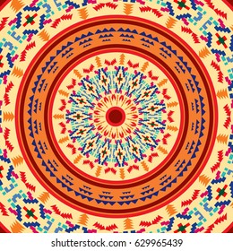 Vector seamless texture. Beautiful  pattern for design and fashion with decorative elements. Portuguese tiles, 