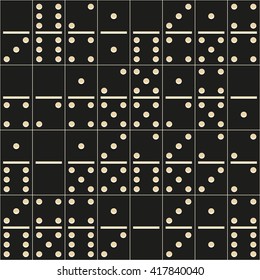 vector seamless texture of black domino tiles. it can be used for wrapping paper, wall paper, fabrics, etc.