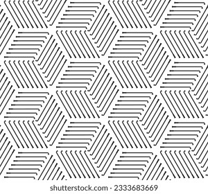 Vector seamless texture with black line bike spoke on white background