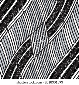 Vector seamless texture with black and silver gray bands _2_. Seamless vector illustration eps 10.