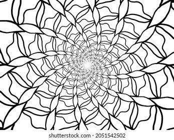 Vector textura sin fisuras con telaraña negra sobre fondo blanco.