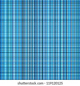 Vector seamless texture of blue fabric