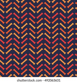 Vector seamless texture. Bones pattern. Perfect for printing.