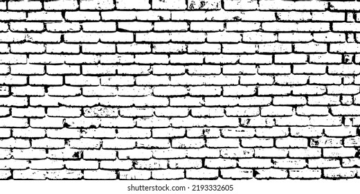 Vector seamless texture of brick wall