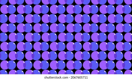 A vector, seamless texture composed of transparent spheres.