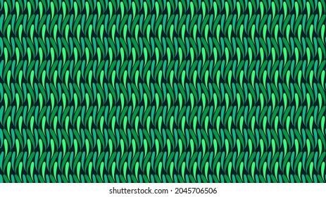 A vector, seamless texture consisting of deformed drop-shaped shapes.