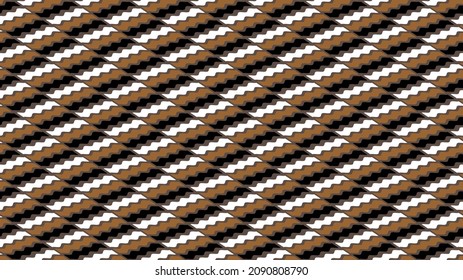 A vector, seamless, texture consisting of oblique wave-like stripes.
