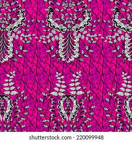 Vector seamless texture with doodles. Endless background. Ethnic seamless pattern. Vector backdrop. Bright pattern. Summer template. Use for wallpaper,pattern fills, web page background 